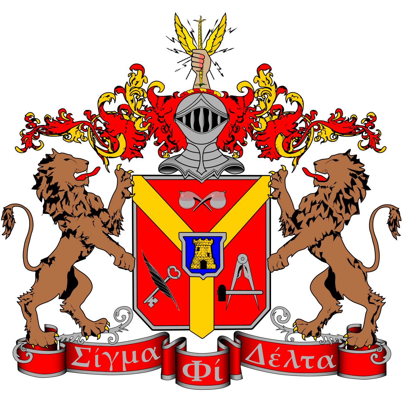 Sigma Phi Delta coat of arms